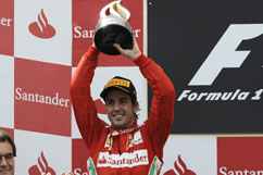 Fernando with his trophy