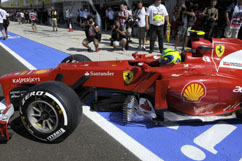 Felipe during practice