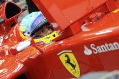 Fernando in his cockpit
