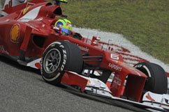 Felipe on the track