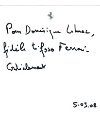 persönliche Widmung