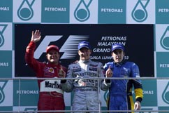 Podium at Malaysia GP