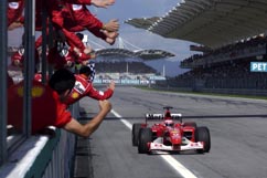 Barrichello 2nd in Malaysia