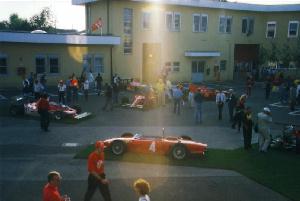 In the Ferrari factory court - F1 racers of the past